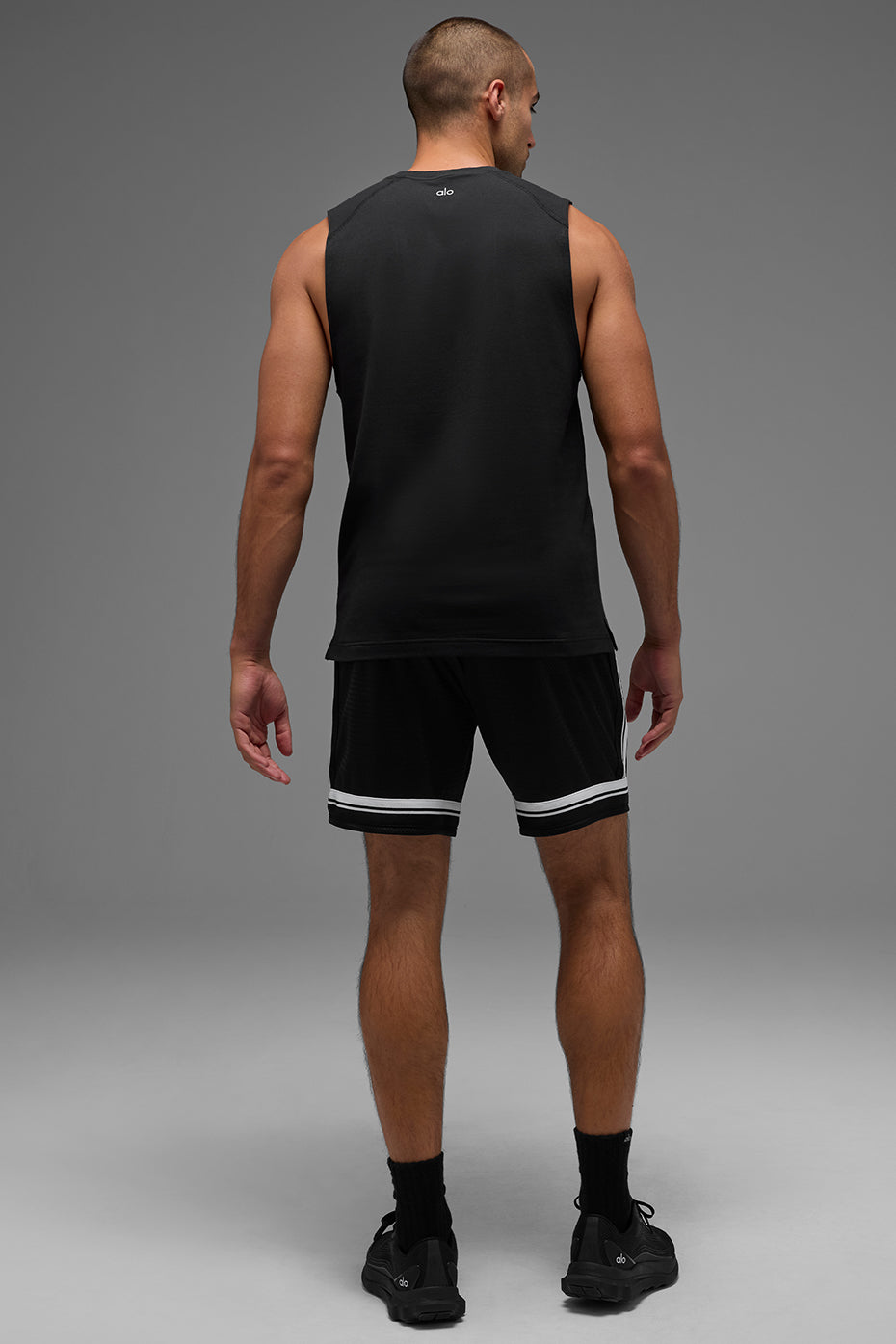 ALO Vapor Muscle Tank - Black