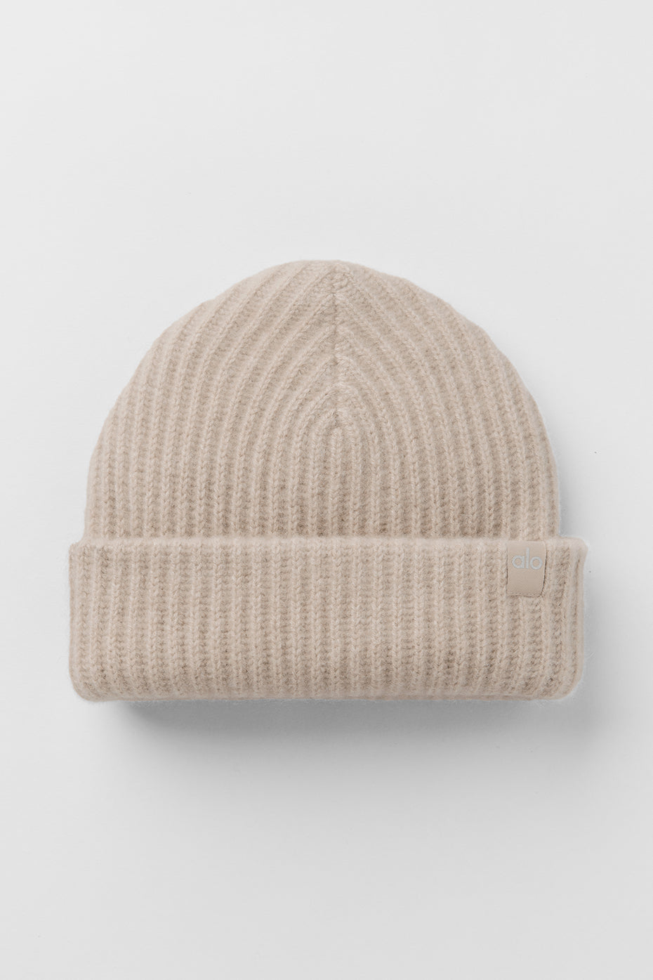 Courchevel Cashmere Beanie - Oat Heather