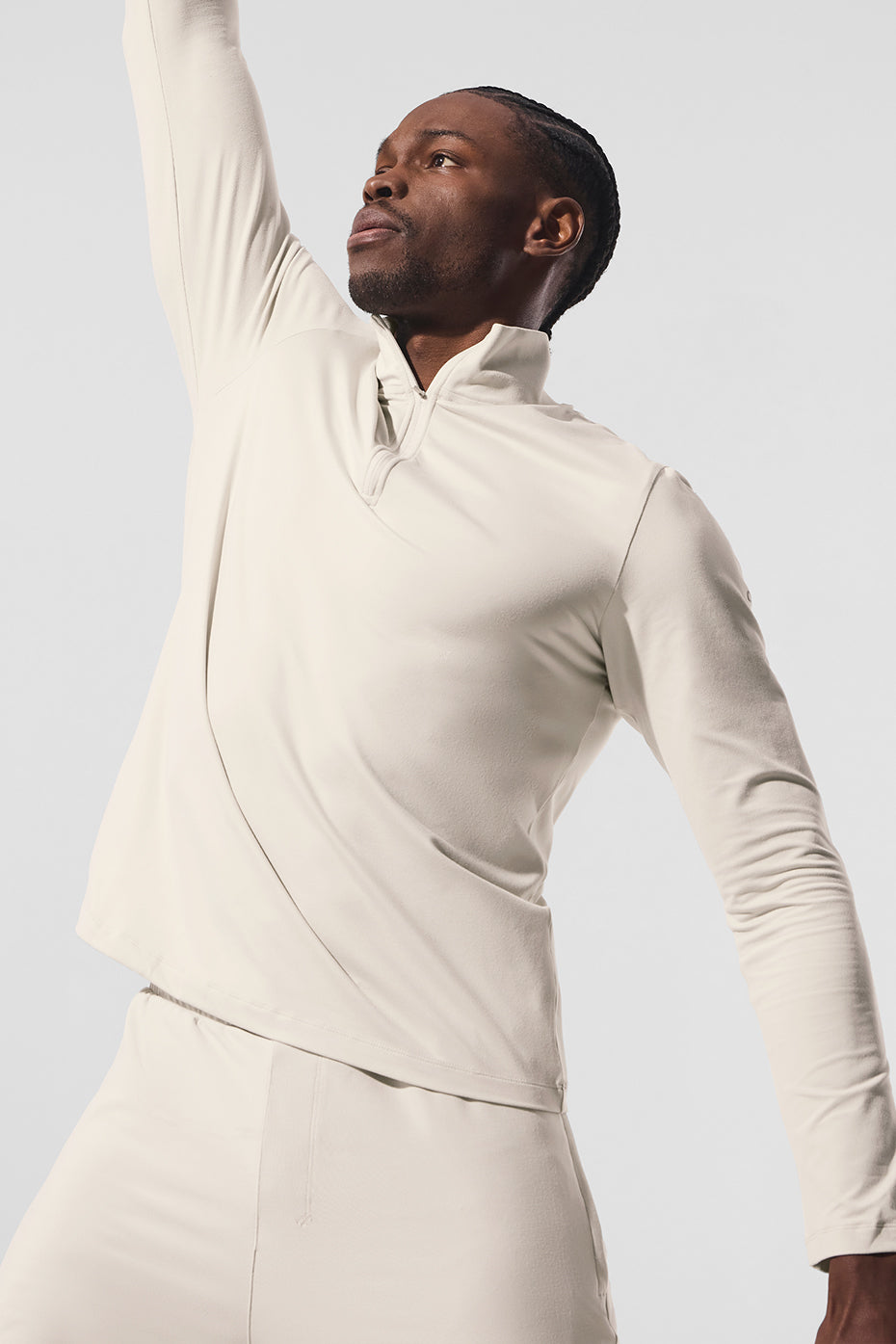 Conquer 1/4 Zip Reform Long Sleeve - Bone