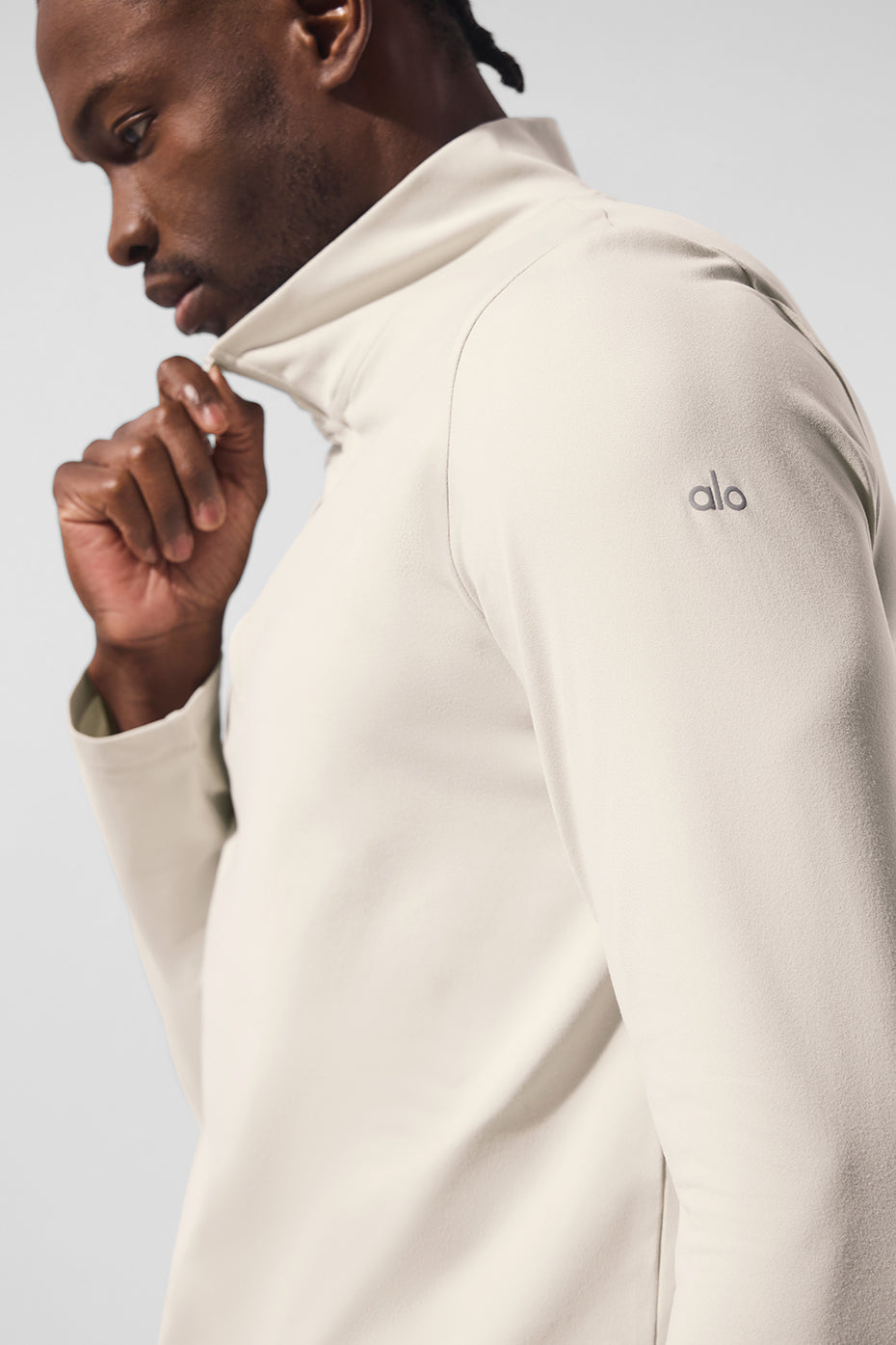 Conquer 1/4 Zip Reform Long Sleeve - Bone