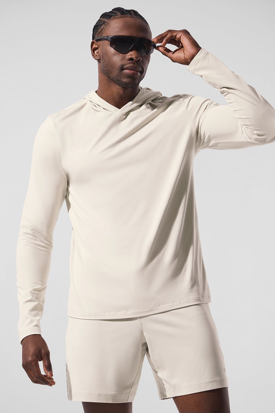 Conquer Reform Long Sleeve With Hood - Bone