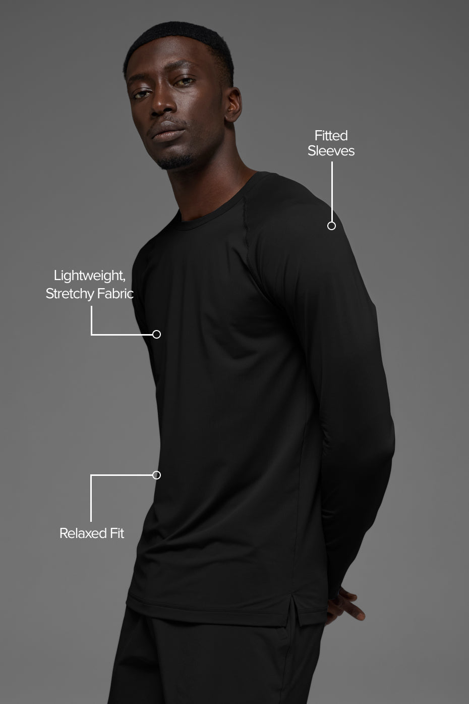 Idol Crewneck Long Sleeve - Black