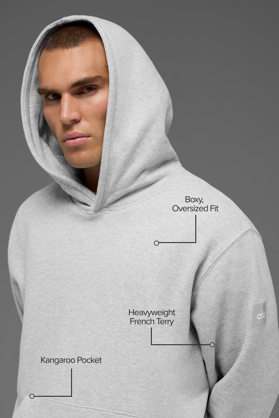 Renown Heavy Weight Hoodie - Athletic Heather Grey