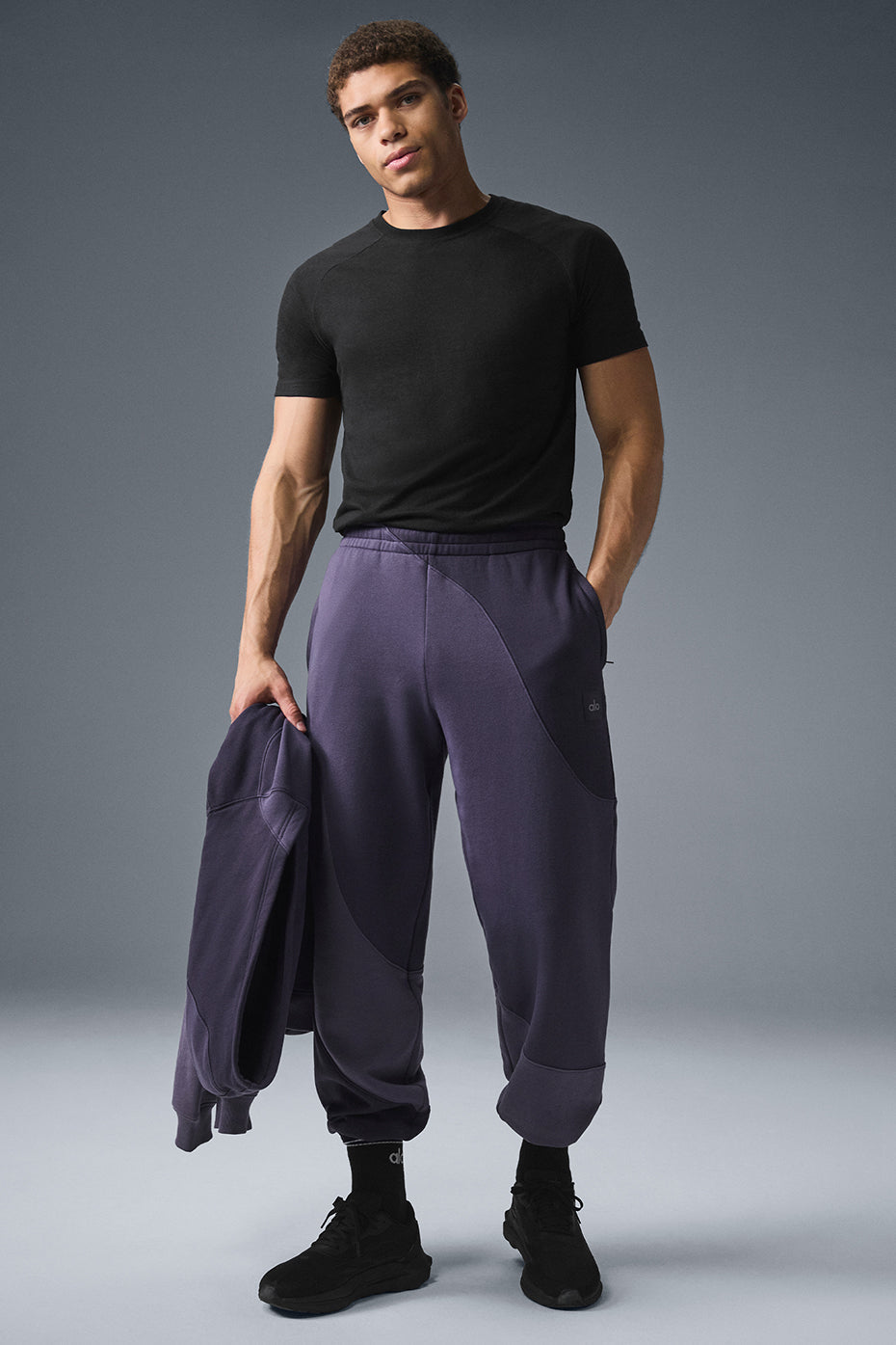 Make Waves Sweatpant - Italian Plum Tonal