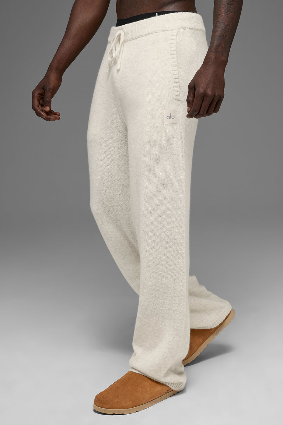 Wool Cashmere New Class Sweatpant - Bone Heather